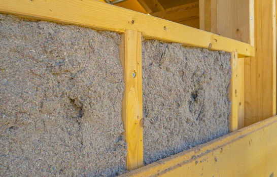 Blown-in insulation